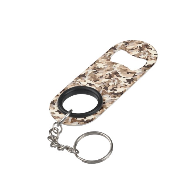 Military Camo Bottle Opener (Back Angled)