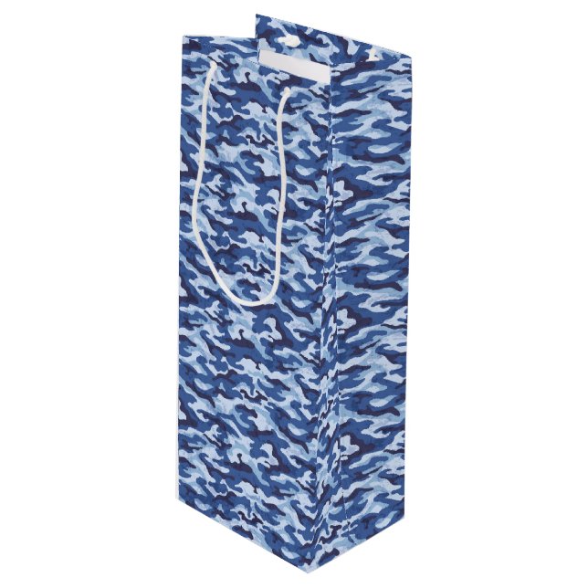 Military Camo Gift Bag (Front Angled)