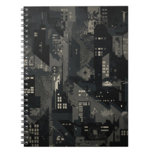 Military Camo Pattern Urban Environments Notebook