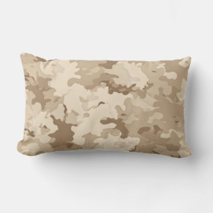 Military Camo Print Accent Pillow