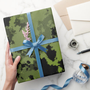 Military Camo Wrapping Paper