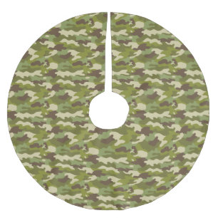 Military Camouflage Brushed Polyester Tree Skirt