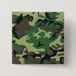 Military Camouflage Button