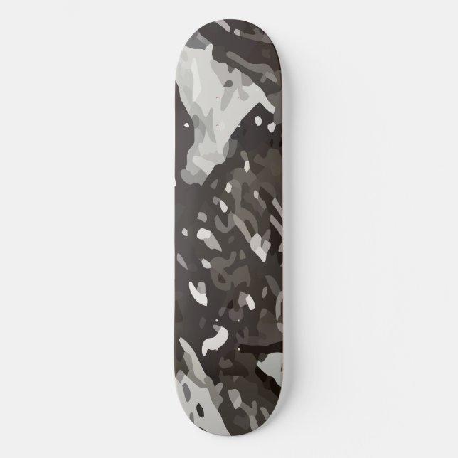 Military Camouflage Design Skateboard (Front)