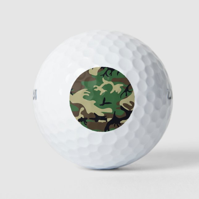 Military Camouflage Golf Balls (Front)