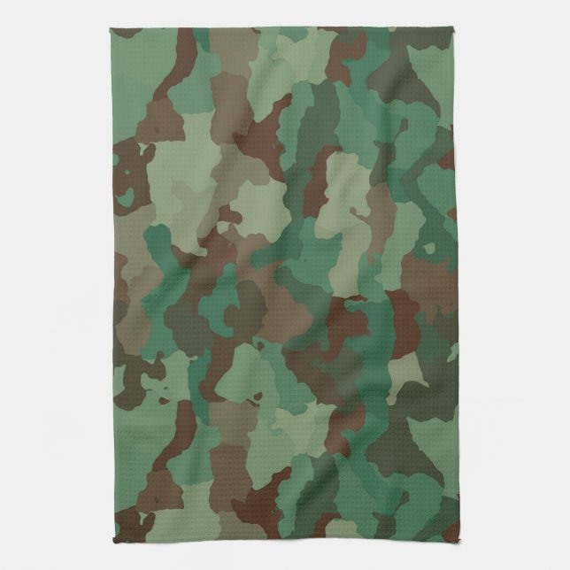 military camouflage kitchen towel (Vertical)