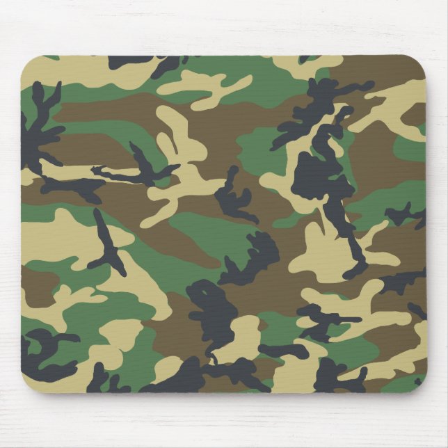Military Camouflage Mouse Pad (Front)