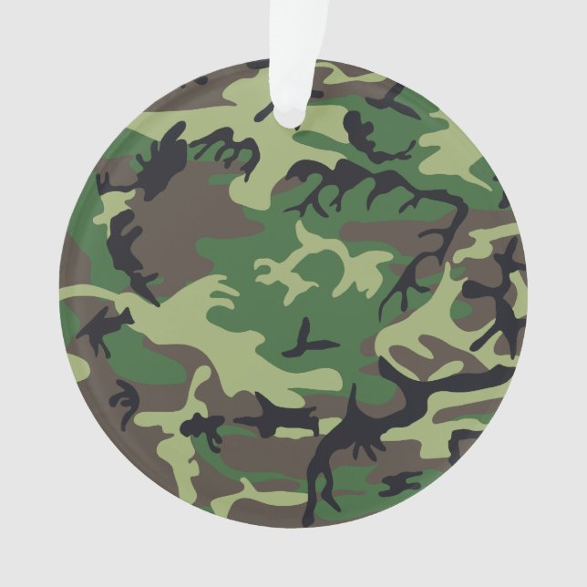 Military Camouflage Ornament (Front)