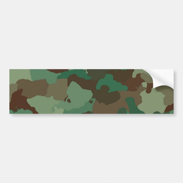 Military Camouflage Pattern (Armed Forces) Bumper Sticker (Front)