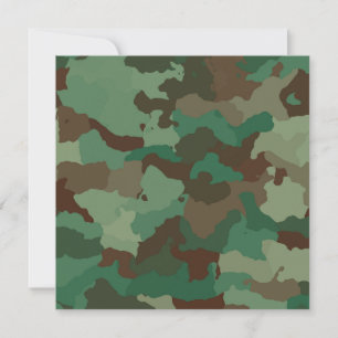 Military Camouflage Pattern (Armed Forces) Card
