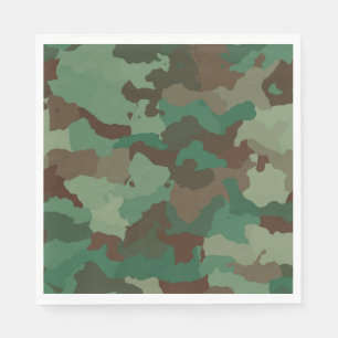 Military Camouflage Pattern (Armed Forces) Napkin