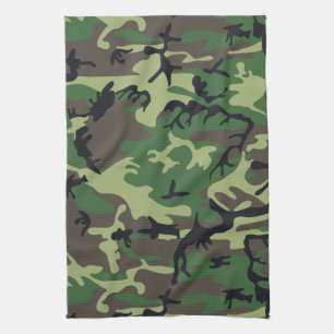Military Camouflage Tea Towel