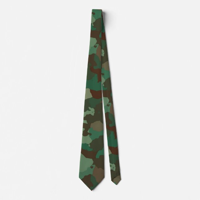 military camouflage tie (Front)