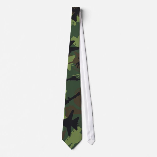 Military Camouflage Tie (Front)
