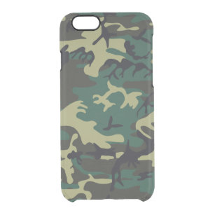Military Camouflage Clear iPhone 6/6S Case