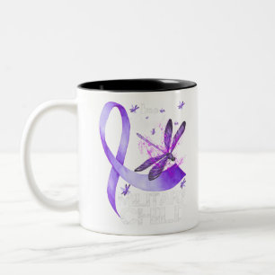 Military Child Month Boys T-shirt Purple Up Two-Tone Coffee Mug