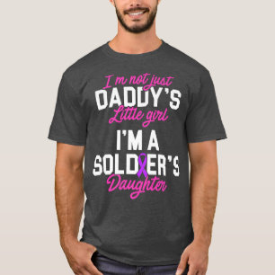 Military Child Month Purple Up Pride Soldier Daugh T-Shirt