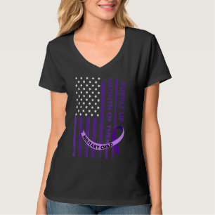 Military Child Purple Up T-Shirt