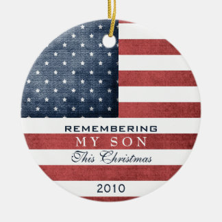 Military Christmas Ceramic Tree Decoration