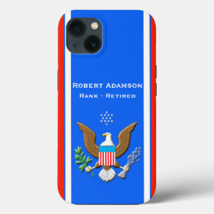 Military Coast Guard Defence emblem personalise iPhone 13 Case