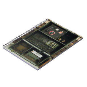 Military Comms Vintage Radio Equipment Spiral Notebook