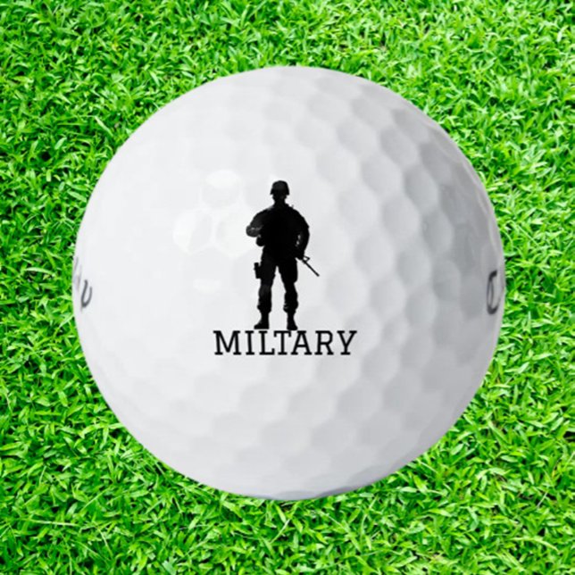 Military DAD Golf Gifts! Golf Balls (Find the perfect military gift for golfers!)