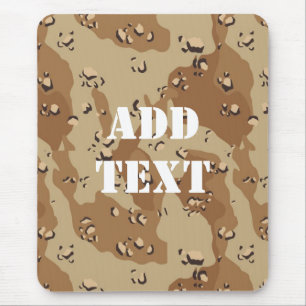 Military Desert 'Chocolate Chip' Camouflage Mouse Pad