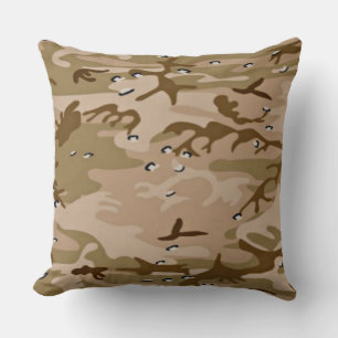 Military Desert Sand Camo Pillow