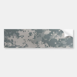 Military Digital Camo Bumper Sticker