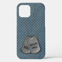 Military Dog Tags on Stars