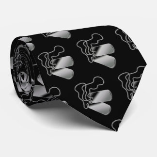 MILITARY DOG TAGS tie
