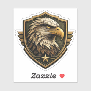 Military Eagle Crest Emblem