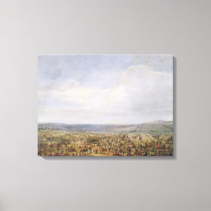 Military Encampment Canvas Print