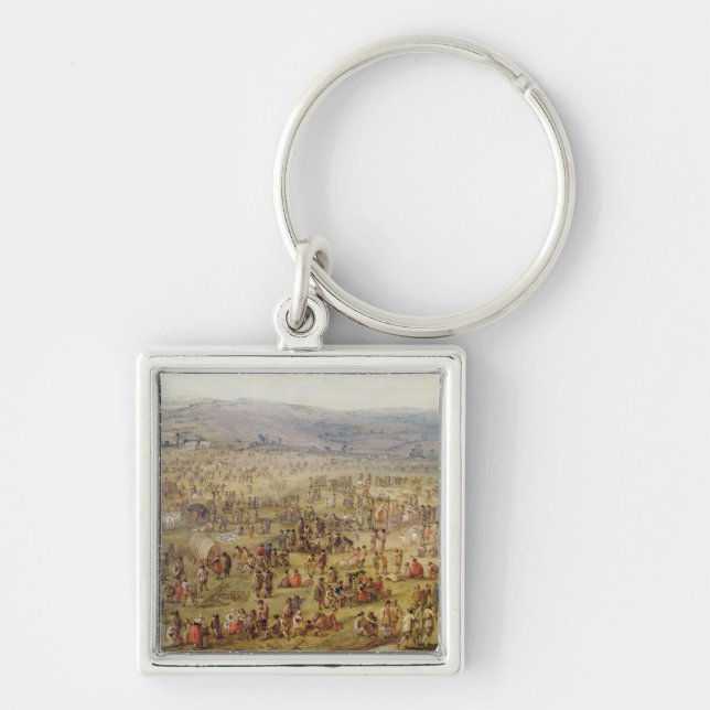 Military Encampment Key Ring (Front)