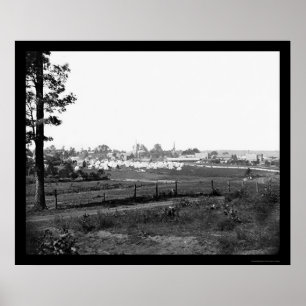 Military Encampment near Culpeper, VA 1863 Poster