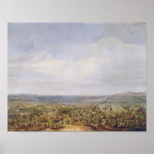 Military Encampment Poster