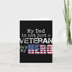 Military Family Veteran Support My Dad Us Veteran Card