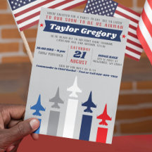 Military Fighter Jet Air Force Going Away Party