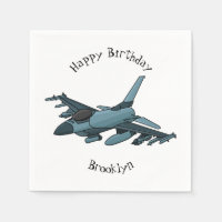 Military fighter jet plane cartoon