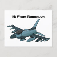 Military fighter jet plane cartoon