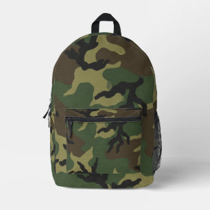 Military Forest Camouflage Pattern Printed Backpack