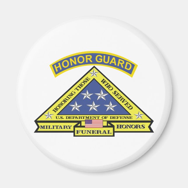 MILITARY FUNERAL HONOR GUARD MAGNET (Front)