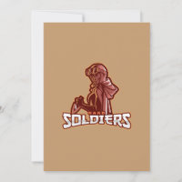 Military Gaming Emblem | Heroic Warrior Logo