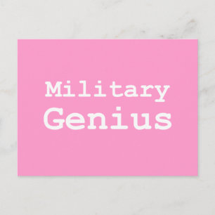 Military Genius Gifts Postcard