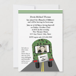 Military Going Away Party Invitation