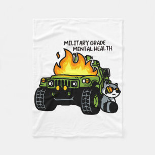 Military Grade Mental Health _1 Fleece Blanket