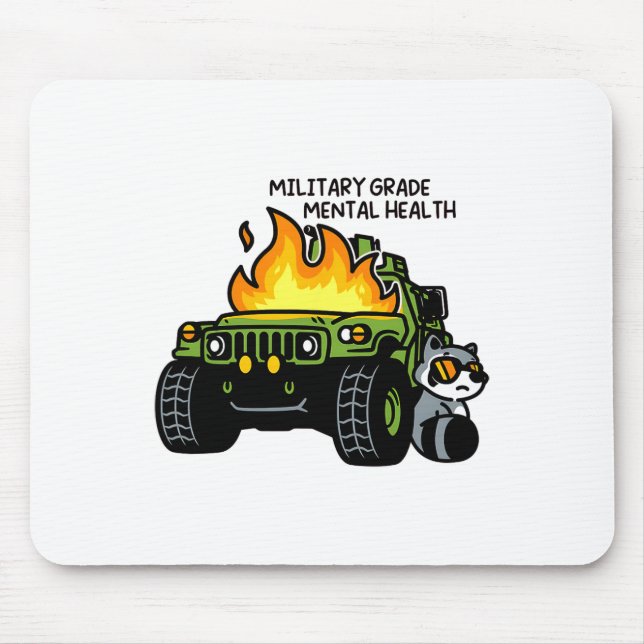 Military Grade Mental Health _1  Mouse Pad (Front)
