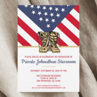 Military Graduation Army Boot Camp Patriotic
