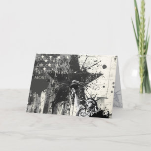 Military Gratitude Patriotic Liberty Card