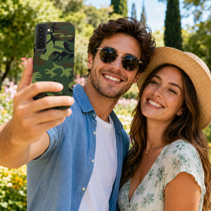 Military Green Camouflage Pattern Samsung Galaxy Case